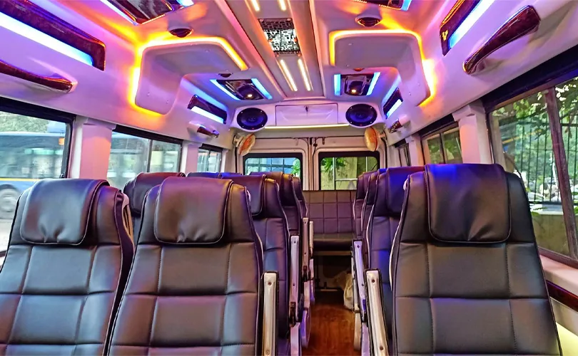 20 Seater Tempo Traveller on Rent